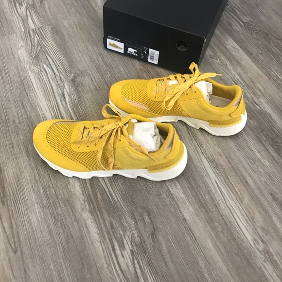 sorel yellow sneakers